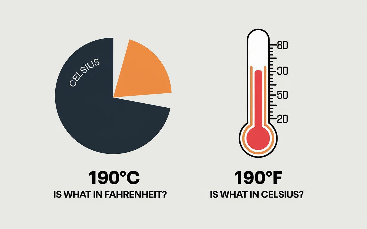 190°C is What in Fahrenheit