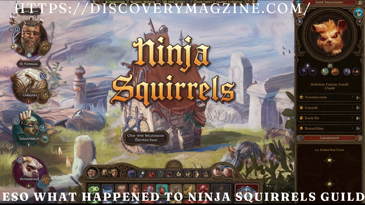 ESO What Happened to Ninja Squirrels Guild