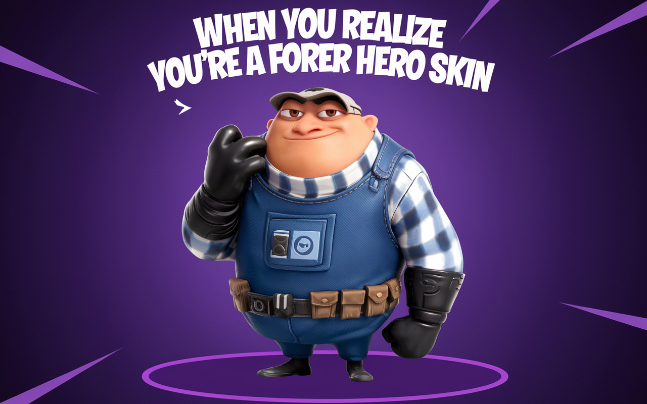 Gru Fortnite Super Hero Skin Meme