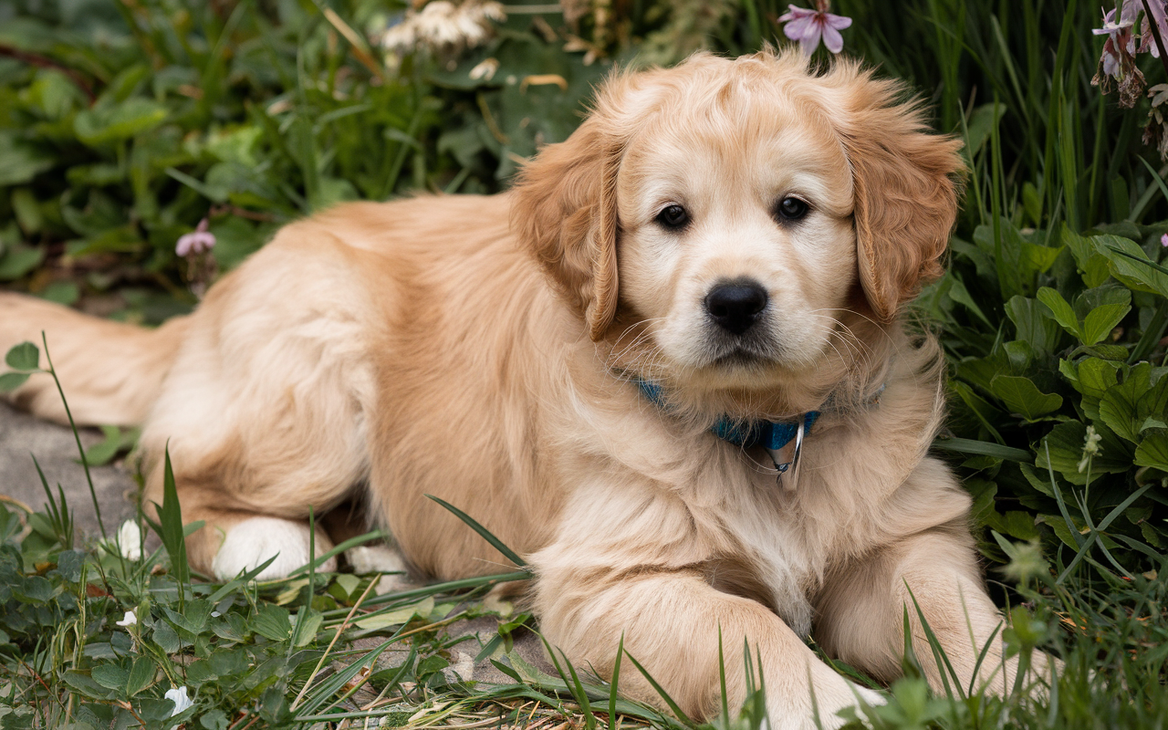 Baby= Golden Retriever