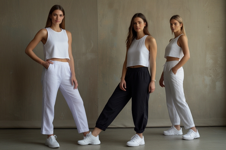 Can You Wear Linen Top with Workout Pants