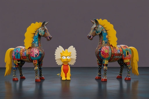 Angelauxes Lisa Simpson Horse