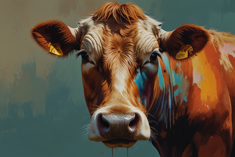 Cow Giclee Print