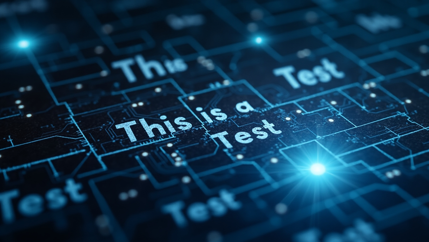 This Is a Test